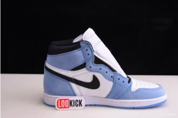 Rep MAX AIR WHITE BLACK HIGH RETRO BLUE 555088-134 JORDAN 1 UNIVERSITY 0521